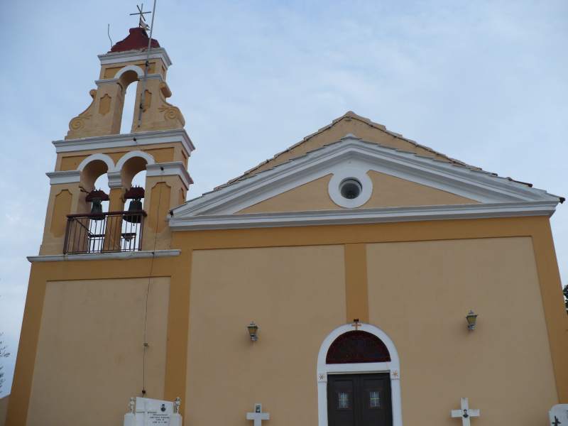 Korfu. Argyrades, kostol Agios Ioanis