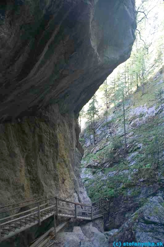 Barenschutzklamm - úkryt pred dažďom