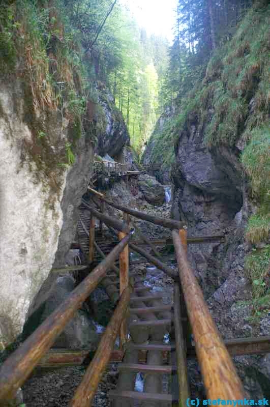 Barenschutzklamm - druhá časť rokliny