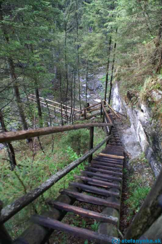 Barenschutzklamm, Mixnitz- posledné rebríky