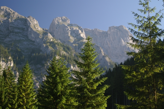 Hochschwab, údolie Trawiestal. Pohľad od Bodenbaueru