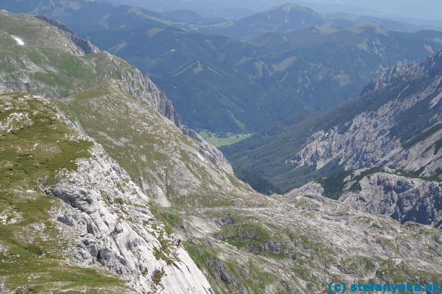 Pohľad z Hochschwabu na dolinu Seetal