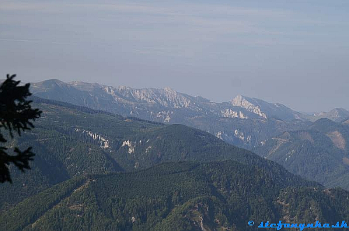 Schneeberg (Klosterwappen) - výhľady spod vrcholu