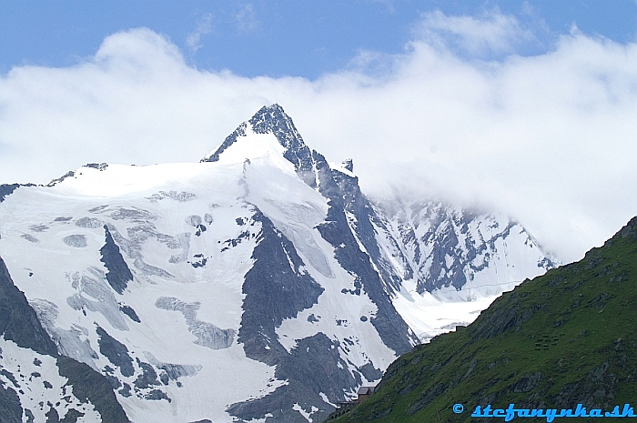 Grossglockner. Fotené z lúk pod kótou 2620