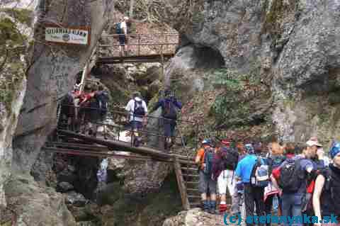 Vstup do tiesňavy Steinwandklamm