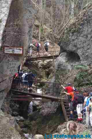 Steinwandklamm - vstup do rokliny