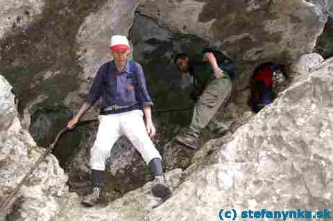 Steinwandklamm - z jaskyne von