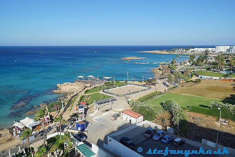 Protaras - pohľad z hotela Silver Sands na Fig Tree Bay Protaras - pohľad z hotela Silver Sands na Fig Tree Bay