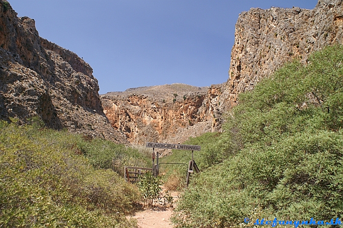 Deads Gorge - vstup, entrance