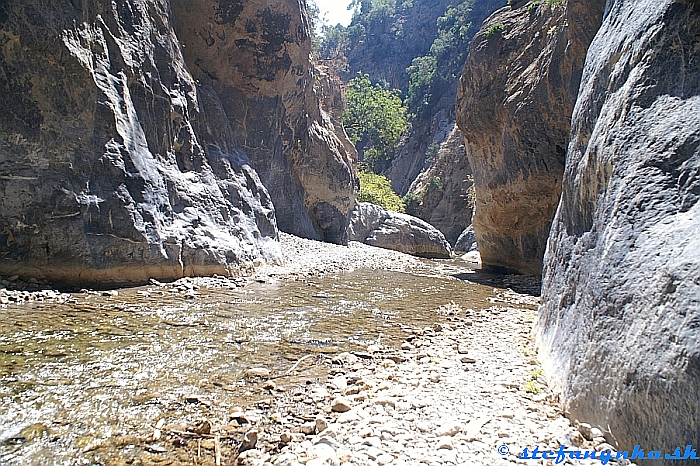 Sarakina gorge, Kréta. Tu už bolo fajn