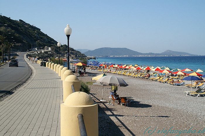 Rodos. Ialysos v pozadí