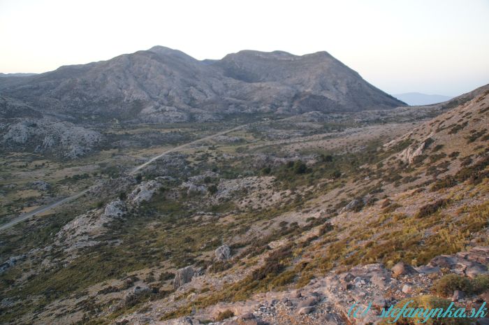 Psiloritis, Kréta - Planina Nida, pohľad južným smerom