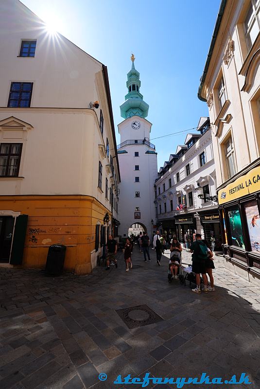Bratislava. Michalská brána a veža