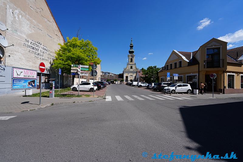 Komárno. Kostol ev. cirkvi Komárno. Kostol ev. cirkvi