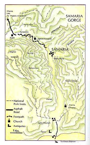 Samaria, Kréta, Grécko