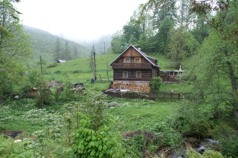 Oščadnica. Neďaleko chaty Kamilka