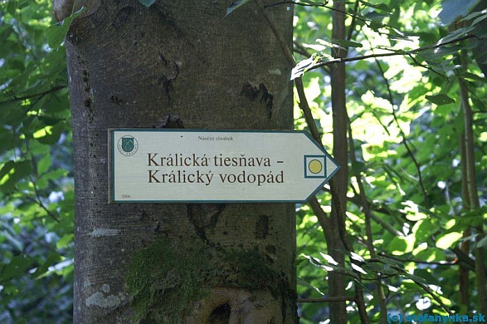 Králická tiesňava - vstup