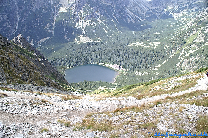 Popradské pleso spod Ostrvy