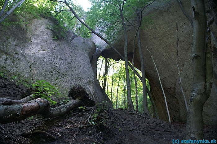 Okno v Slopoch. Miesto, kde sa dobre slope