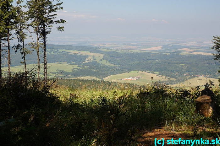 Čupec - výhľad na Moravskú stranu