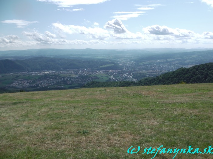 Banská Bystrica z výšky 1100 mnm (Pánsky diel)