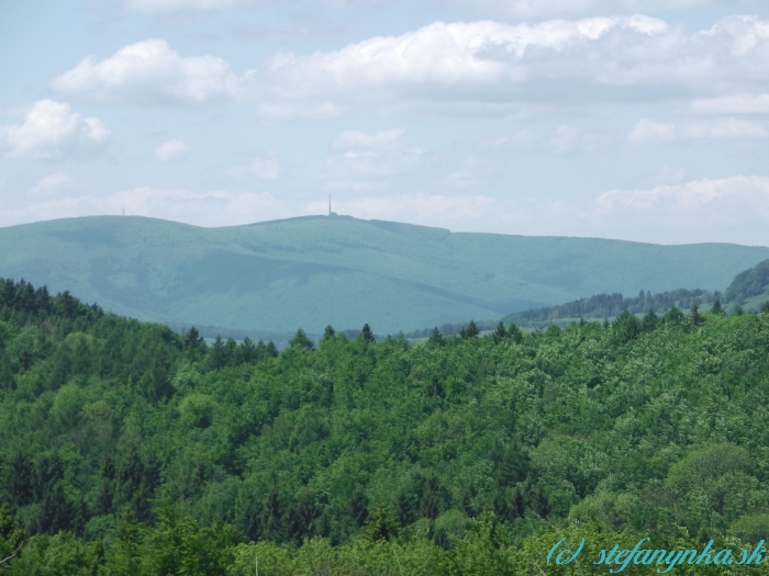 Veľká Javorina od Kykuly (priblížená)